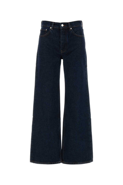 HUGH JEAN 32" - UNWASHED BLUE JEANS
