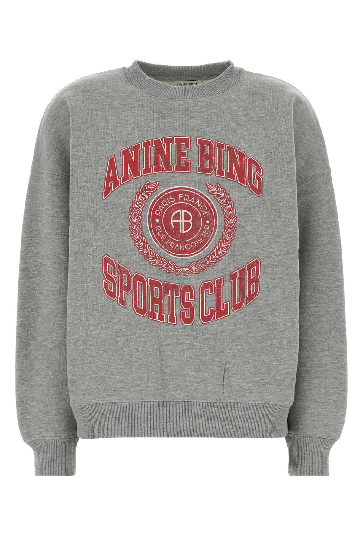 MILES SWEATSHIRT COLLEGIATE - GREY KNITWEARS