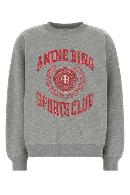 MILES SWEATSHIRT COLLEGIATE - GREY KNITWEARS