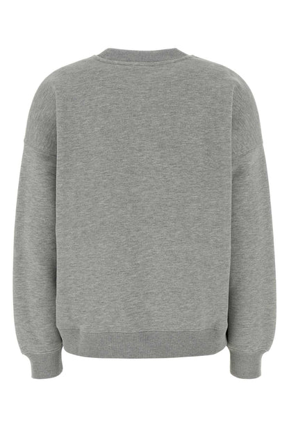 MILES SWEATSHIRT COLLEGIATE - GREY KNITWEARS