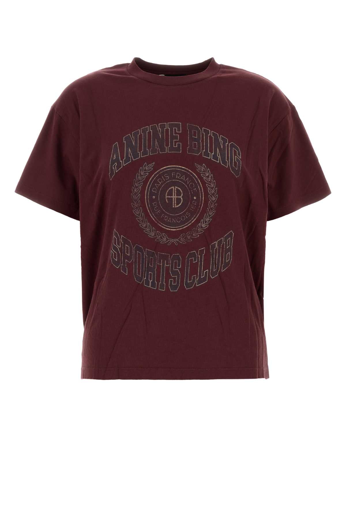 CADE TEE COLLEGIATE - BURGUNDY T-SHIRTS