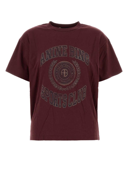 CADE TEE COLLEGIATE - BURGUNDY T-SHIRTS