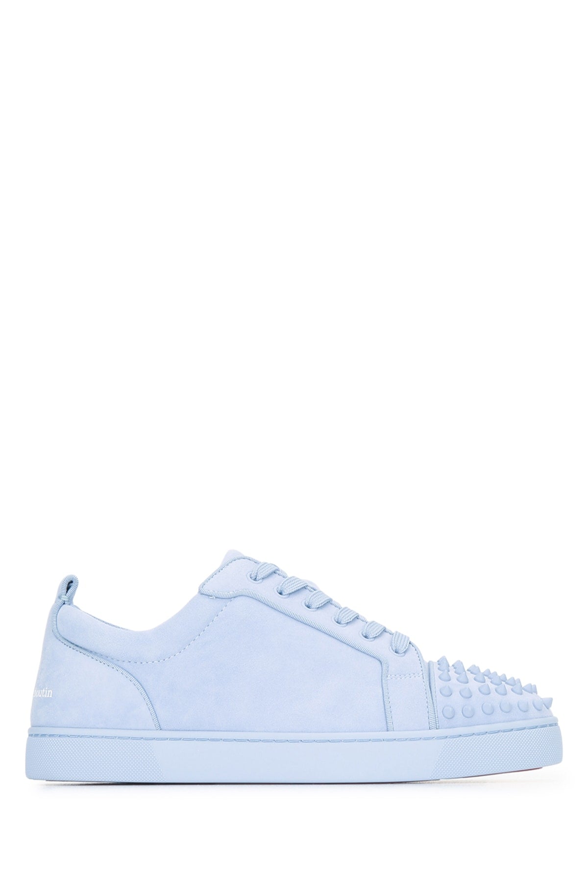 Christian Louboutin Louis jr spikes canopee orlato flat suede ds/gg