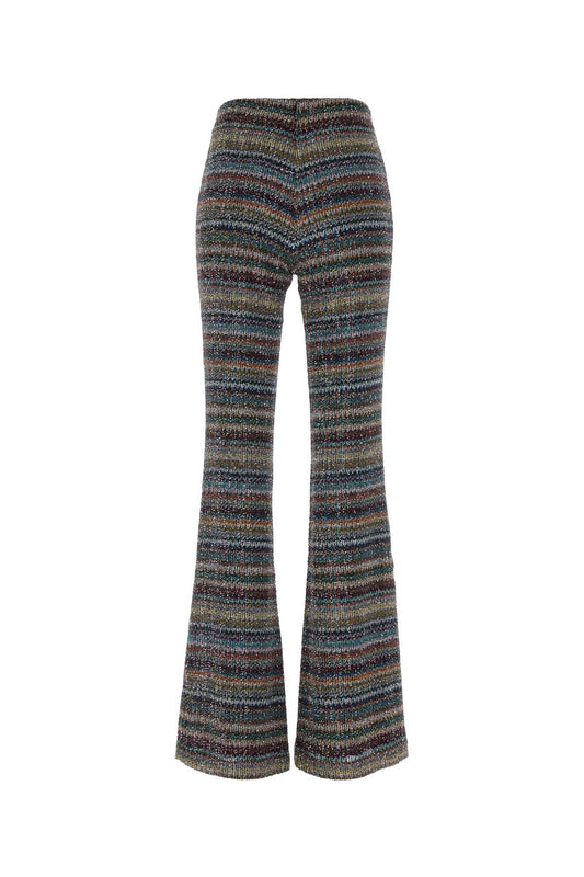 PANTALONE FLAIR CON ELASTICO CAPERDONI PANTS