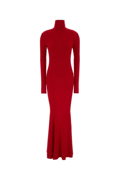 LONG SLEEVE TURTLE FISHTAIL GOWN LONG DRESSES