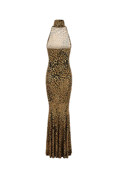 HALTER TURTLE FISHTAIL GOWN DRESSES