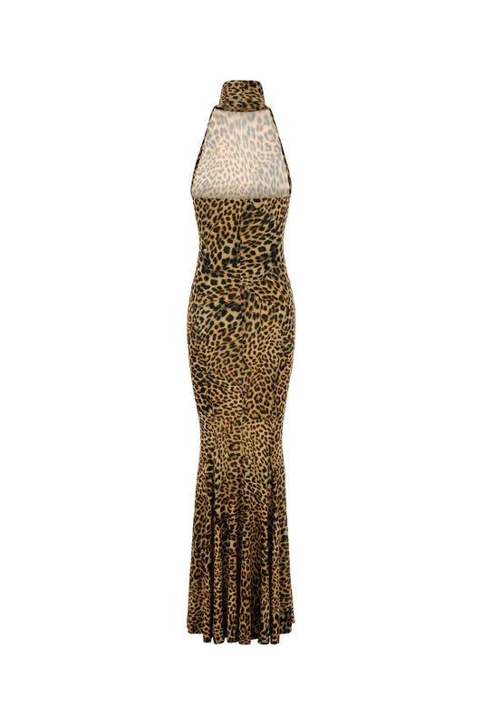 HALTER TURTLE FISHTAIL GOWN DRESSES