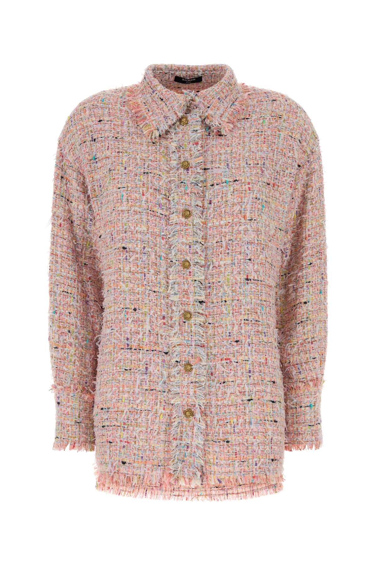 LS MULTICO LIGHT TWEED OVERSHIRT SHIRTS