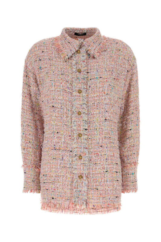 LS MULTICO LIGHT TWEED OVERSHIRT SHIRTS