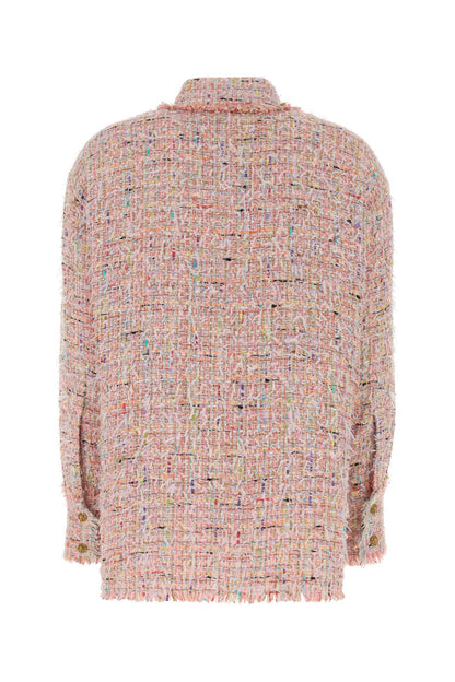 LS MULTICO LIGHT TWEED OVERSHIRT SHIRTS