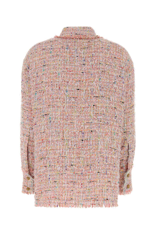 LS MULTICO LIGHT TWEED OVERSHIRT SHIRTS