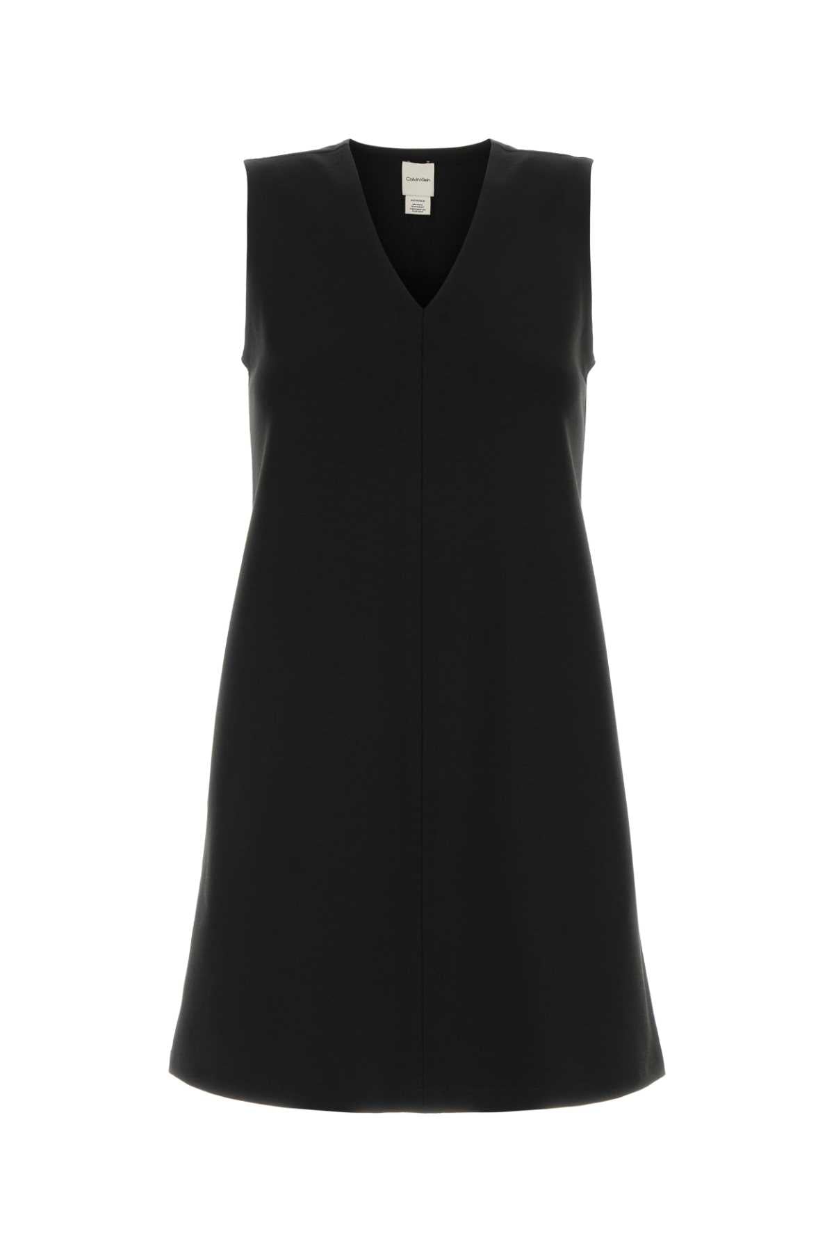 SL INTERLOCK V NECK MINI DRESS DRESSES