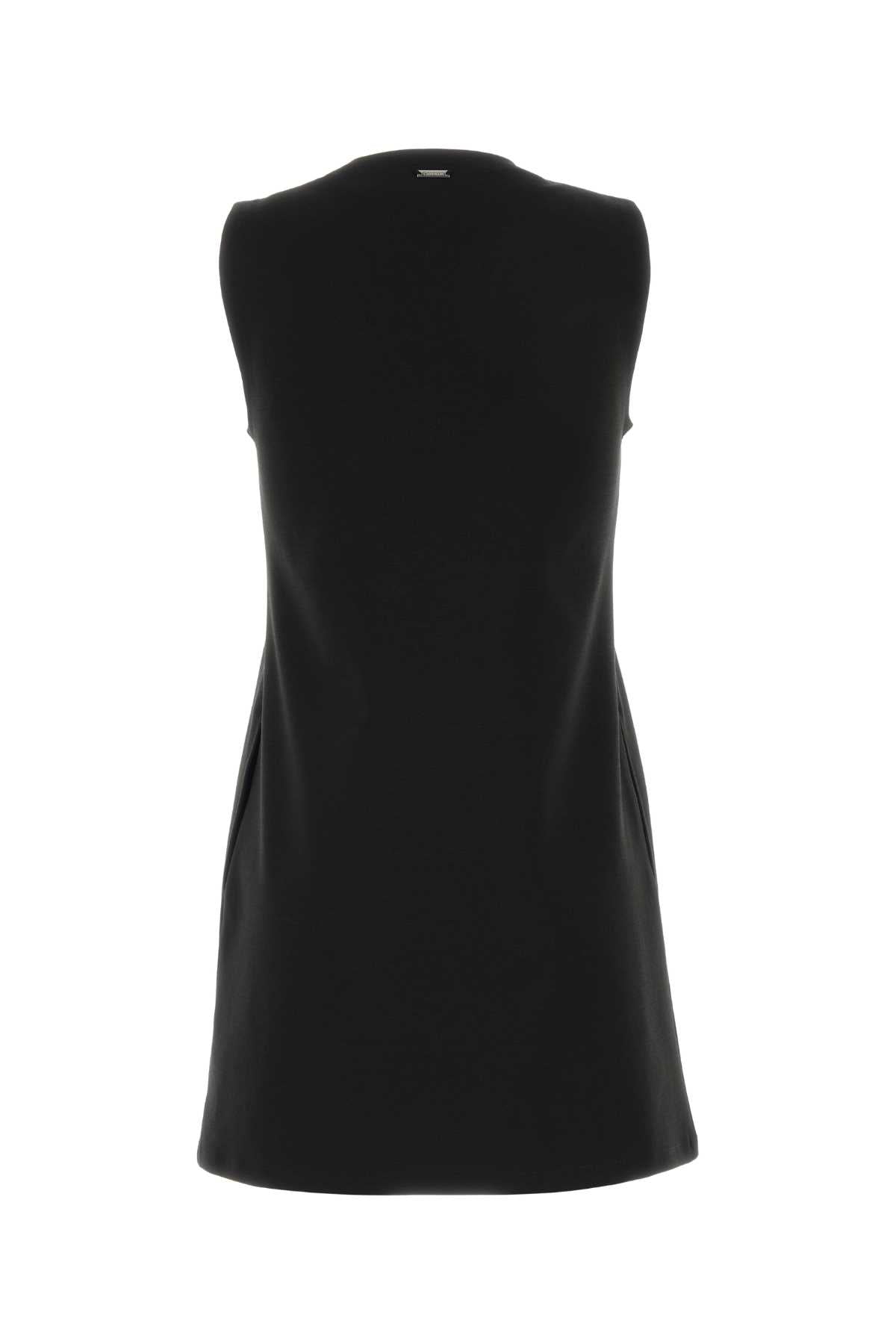 SL INTERLOCK V NECK MINI DRESS DRESSES