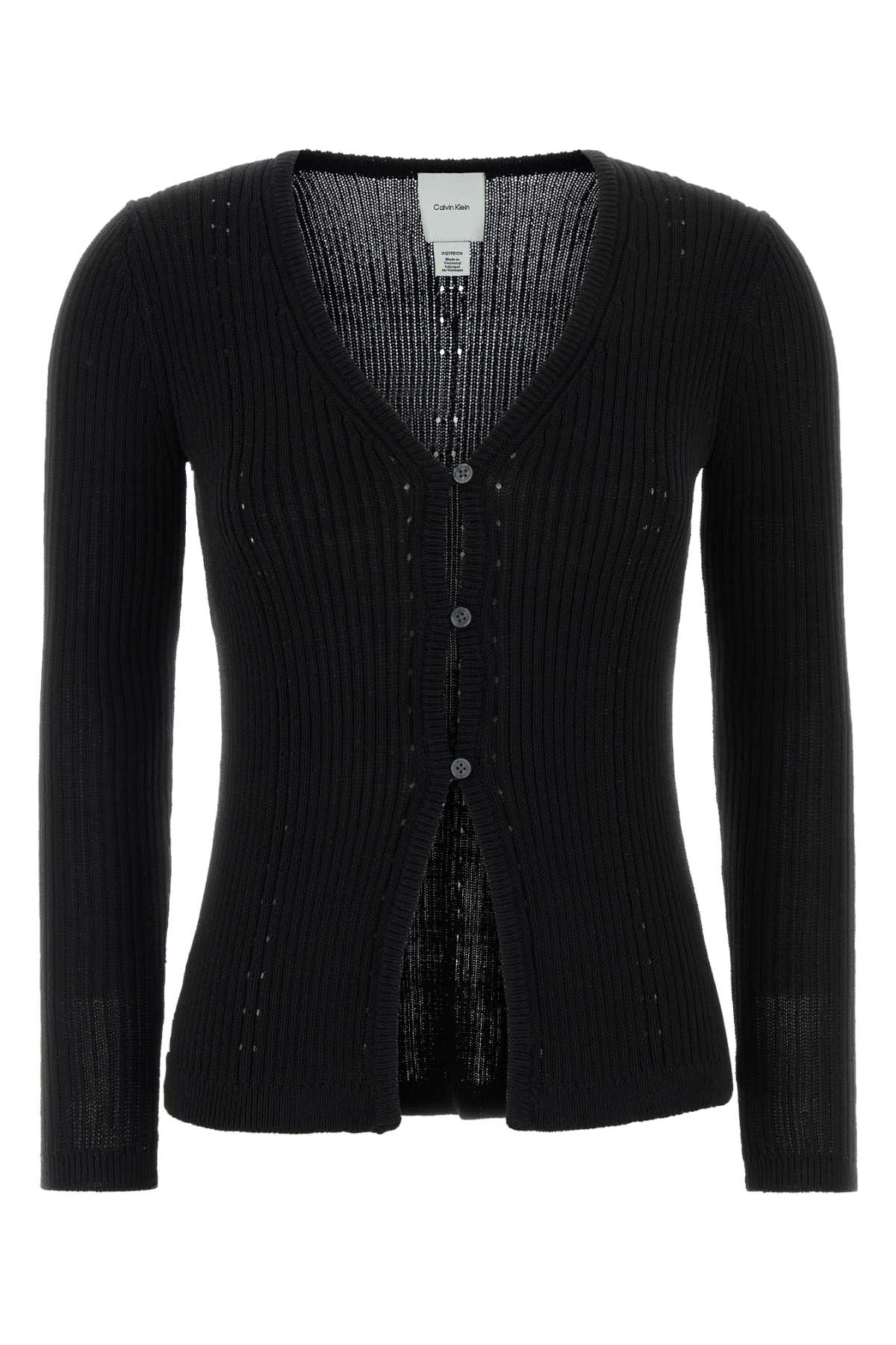POINTELLE RIB CARDIGAN KNITWEARS