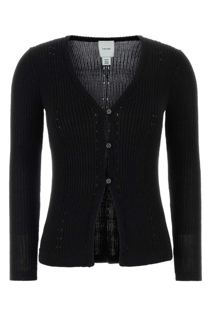 POINTELLE RIB CARDIGAN KNITWEARS