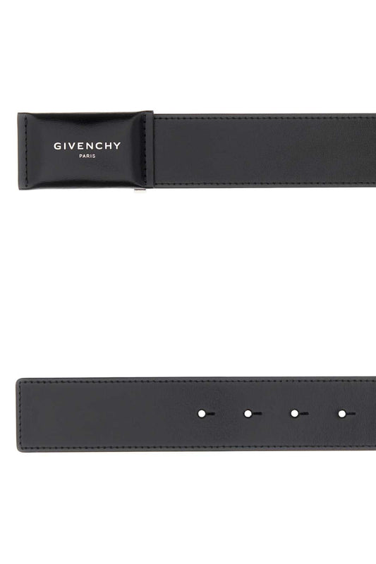 Givenchy Leather antigona plaque belt 40mm