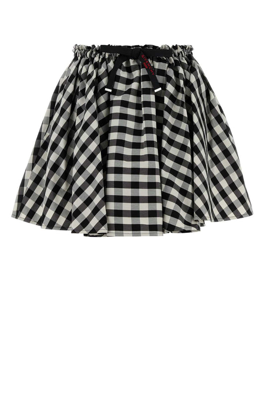 RUSHED MINI SKIRT SKIRTS