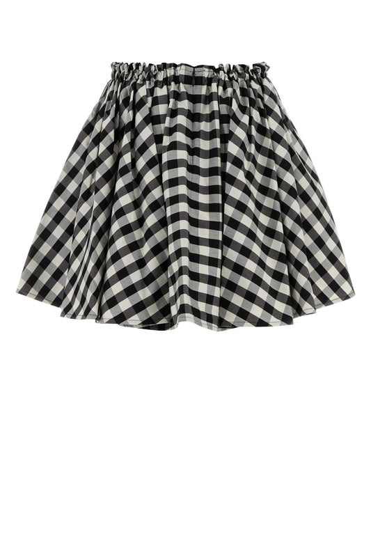 RUSHED MINI SKIRT SKIRTS