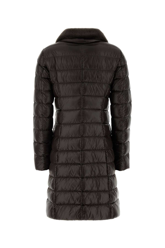 PIUMINO CON COLLO ECOPELLICCIA DOWN JACKETS