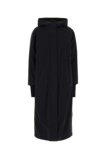 PARKA LUNGO CON CAPPUCCIO STACCABILE DOWN JACKETS