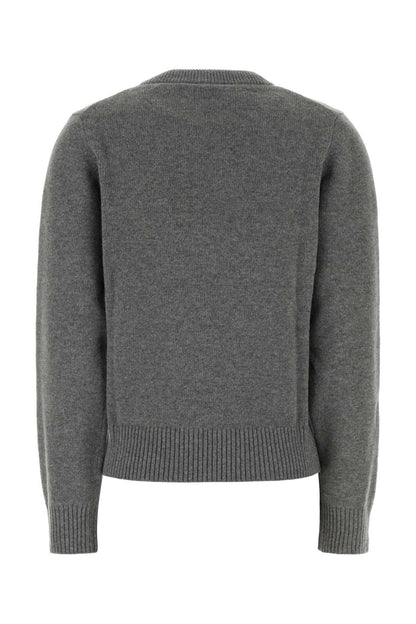 GRAPHIC WOOL SWEATER TEDDY SWEATSHIRTS