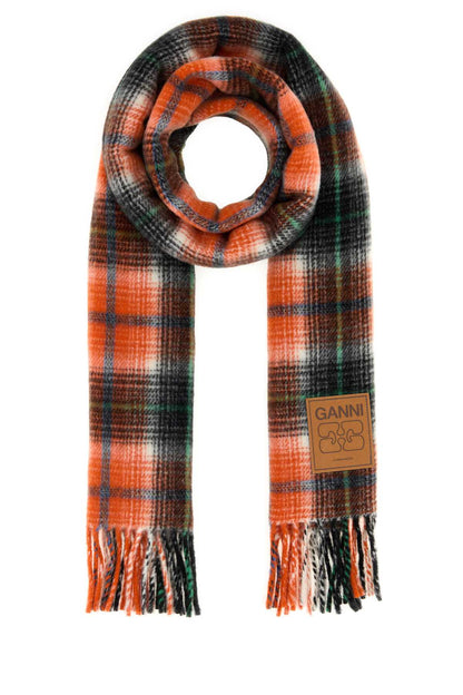 Compact Wool Scarf Checks SCARFS AND FOULARDS