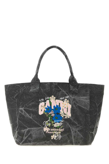 Medium Trapeze Easy Shopper Flower Print HANDBAGS