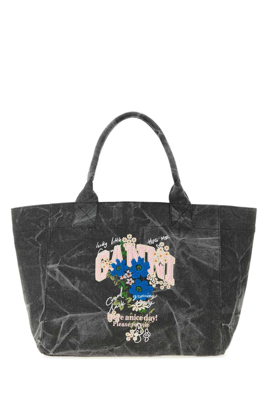 Medium Trapeze Easy Shopper Flower Print HANDBAGS