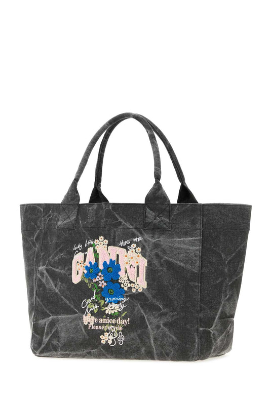 Medium Trapeze Easy Shopper Flower Print HANDBAGS