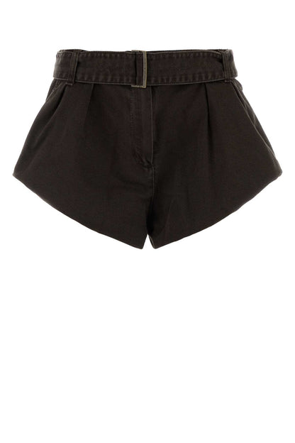 PF26 DENIM 09 SHORTS BROWN JEANS