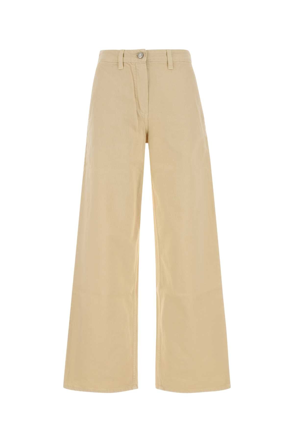 Magda Butrym Re26 denim 03 pants beige