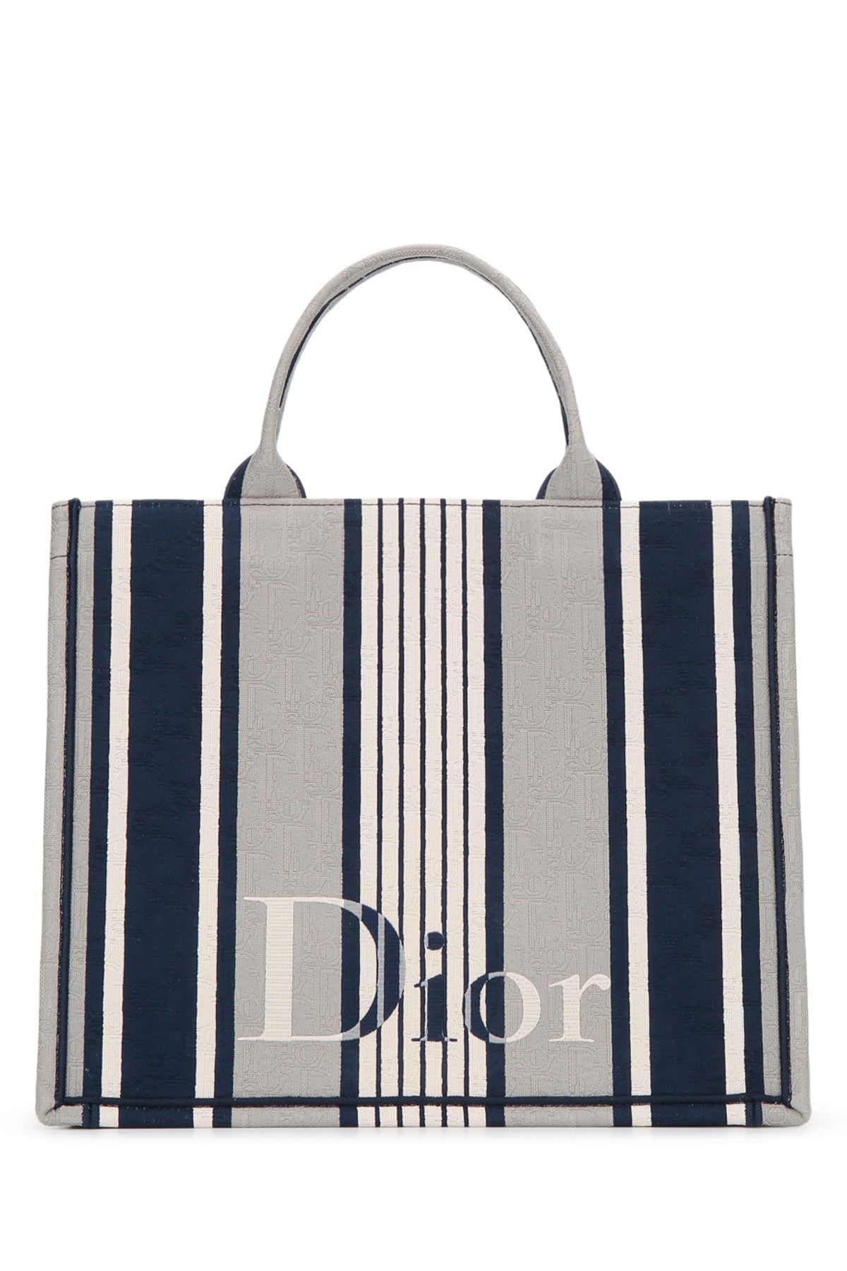 DIOR BOOK TOTE M FAB/EMBROID HANDBAGS