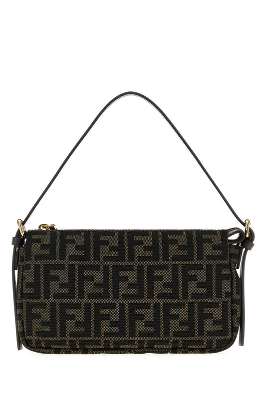 ZIP TOP SMALL FF JACQ/VIT.G HANDBAGS