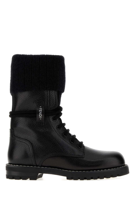 BIKER VIT.BOTTAL.LUC+MOHAIR BOOTS
