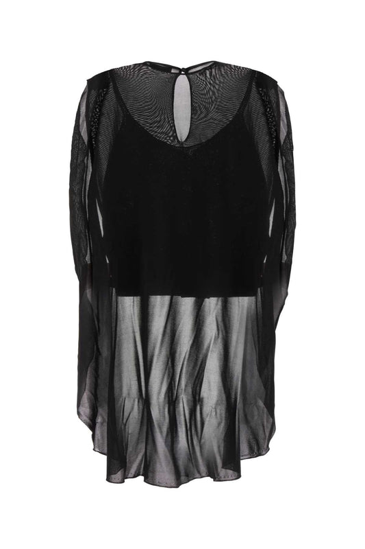 TOP EVENING SILK+SATIN TOPS