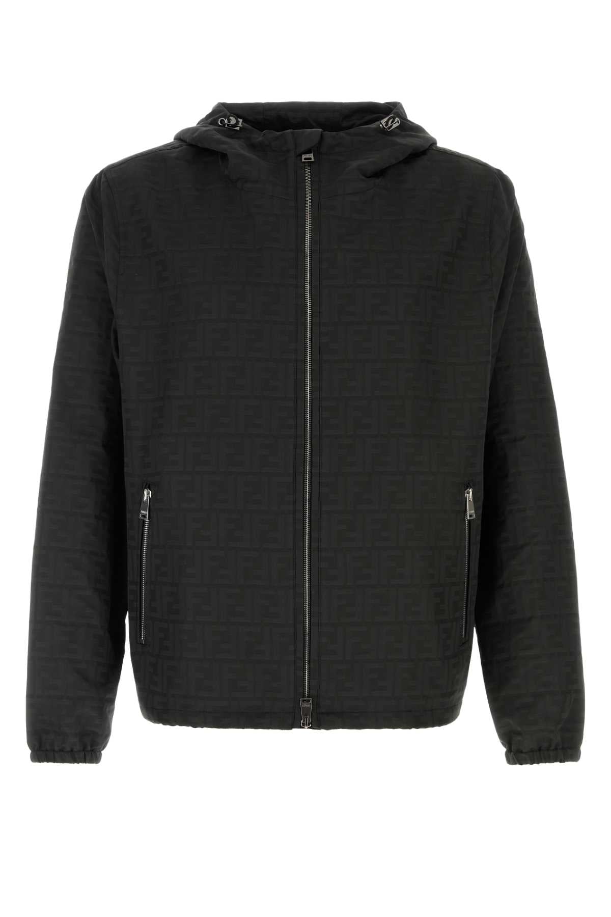 BLOUSON NYLON LOGO BLAZERS AND VESTS