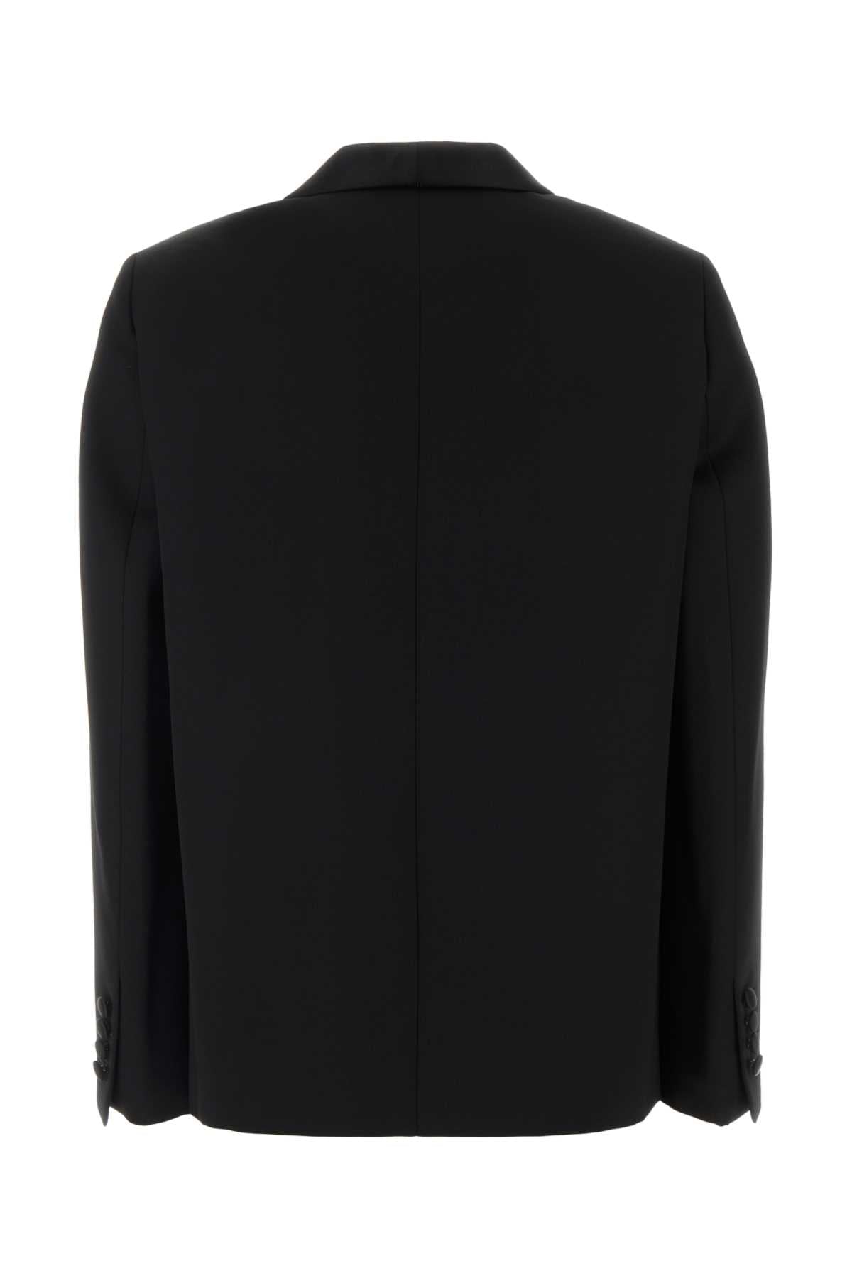 JACKET GRAIN DE POUDRE+SATIN BLAZERS AND VESTS