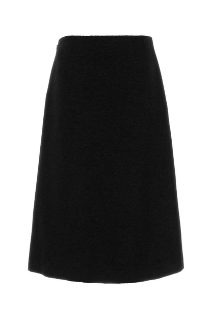 SKIRT WOOL BOUCLE SKIRTS