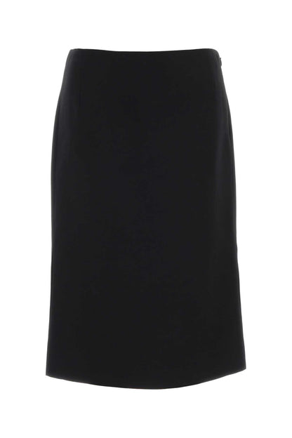 SKIRT SILK WOOL SKIRTS
