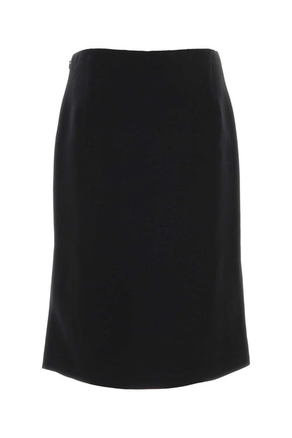 SKIRT SILK WOOL SKIRTS