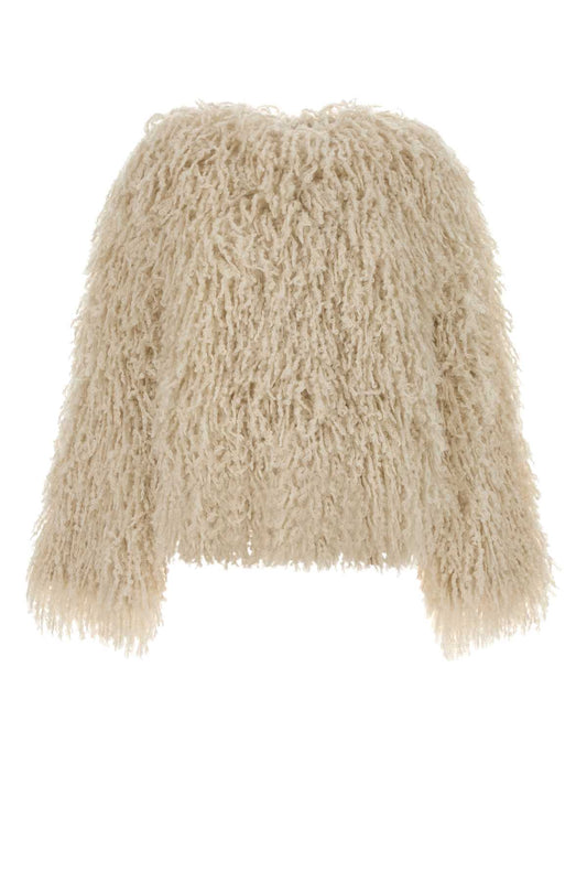 JACKET KNITTED FUR JACKETS