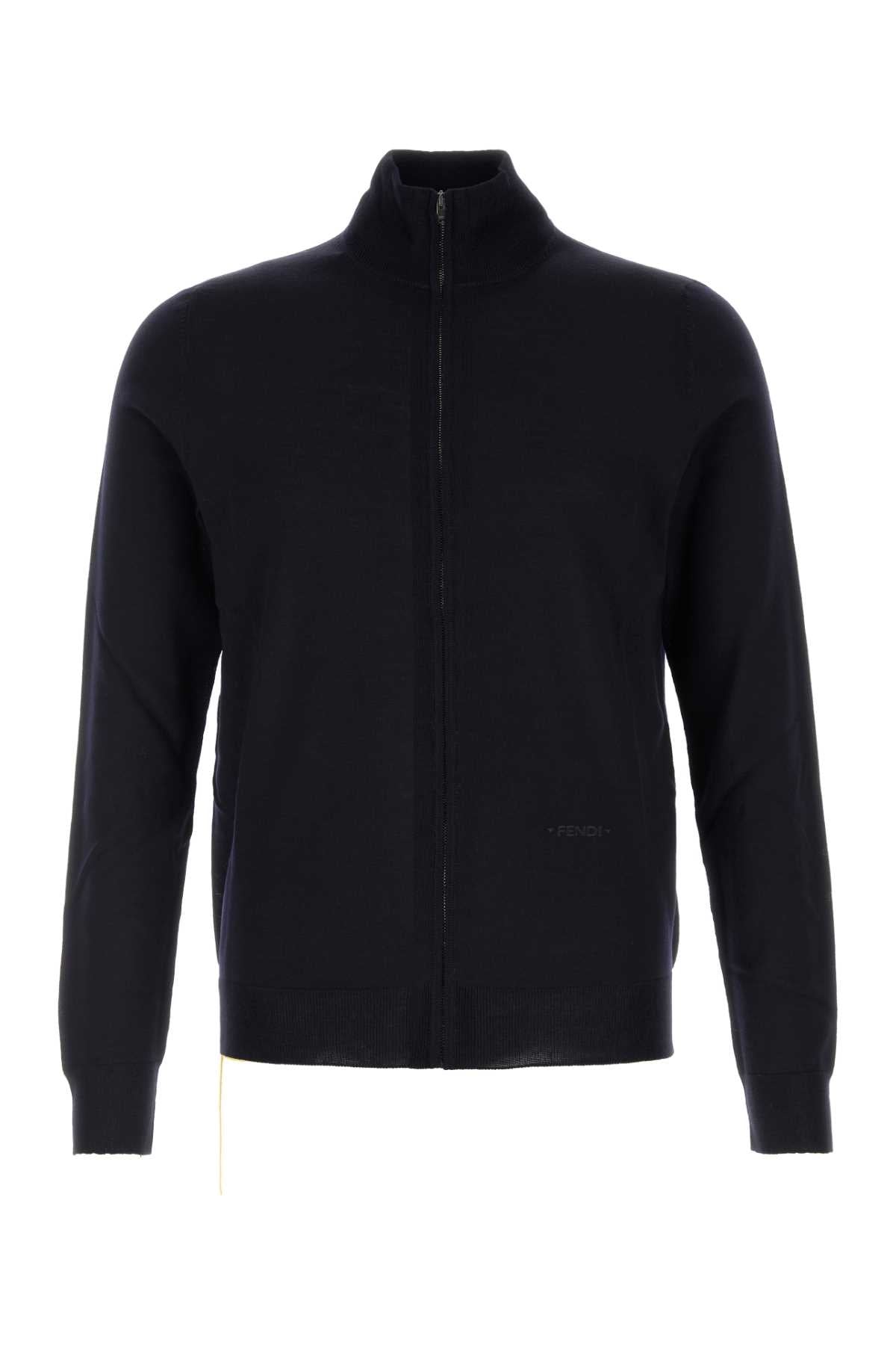 CARDIGAN ZIP BASIC FINE MERINO KNITWEARS