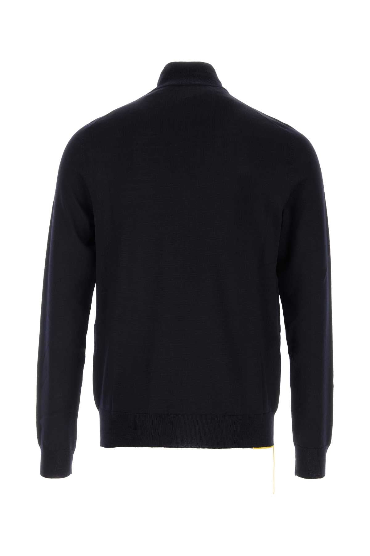 CARDIGAN ZIP BASIC FINE MERINO KNITWEARS