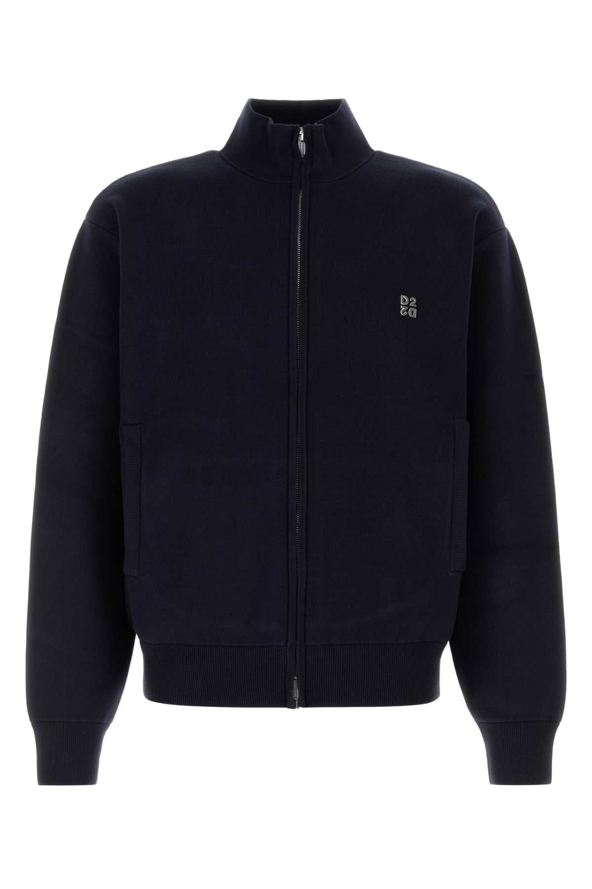 Dsquared Metal d2 upside down knit cardigan