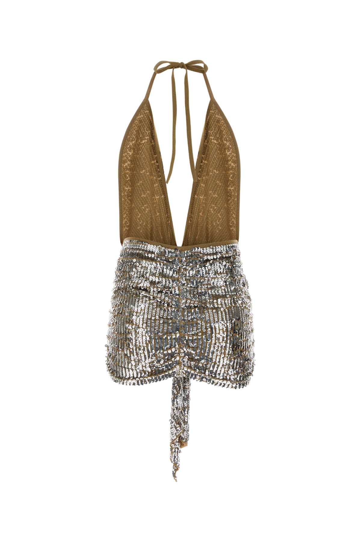 ALL OVER PAILLETTES DRESS DRESSES