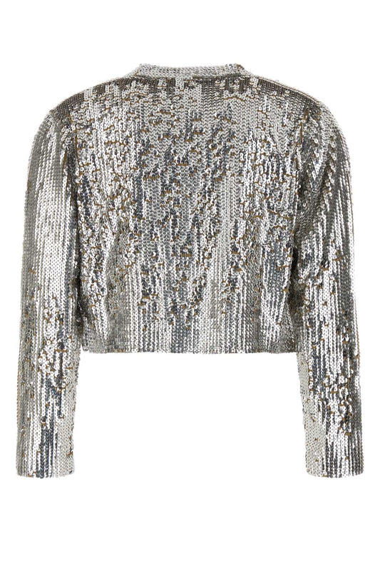 ALL OVER PAILLETTES CARDIGAN TOPS