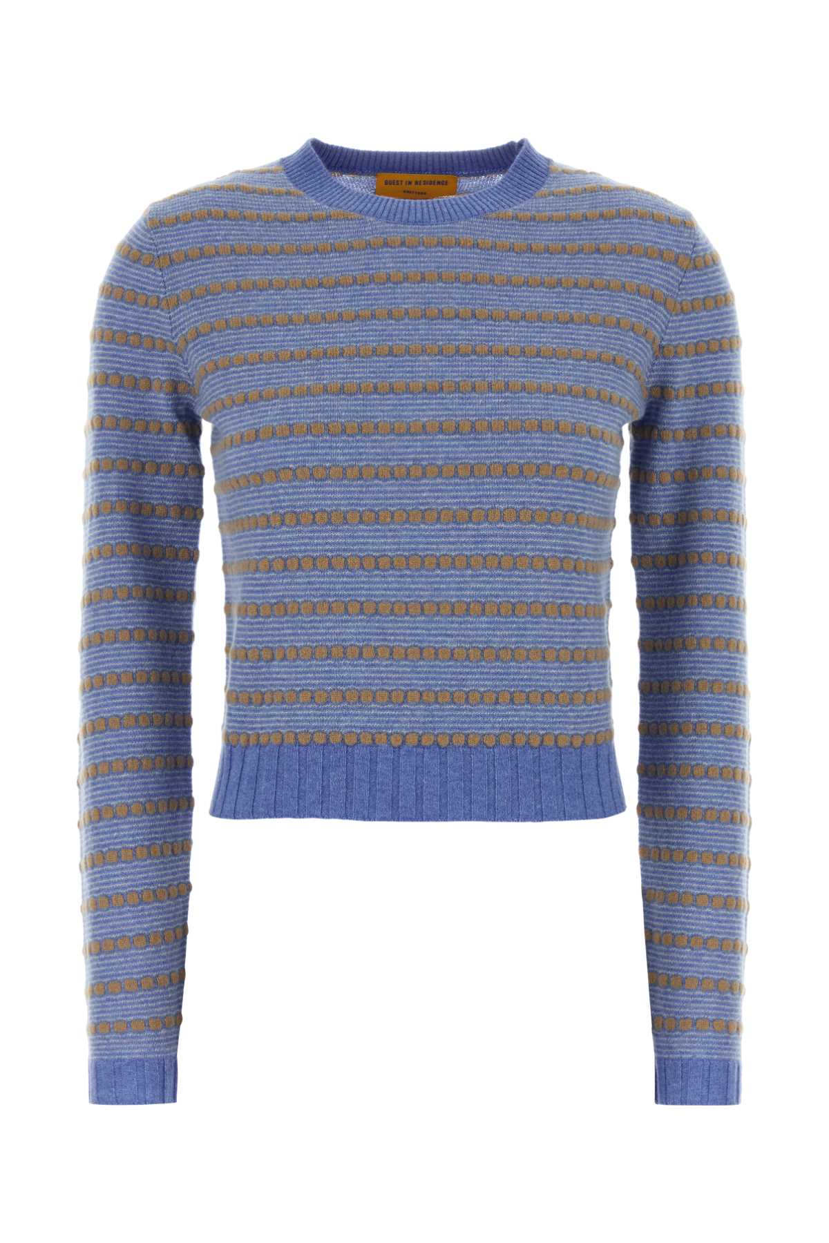 Pebble Stripe Shrunken Crew KNITWEARS