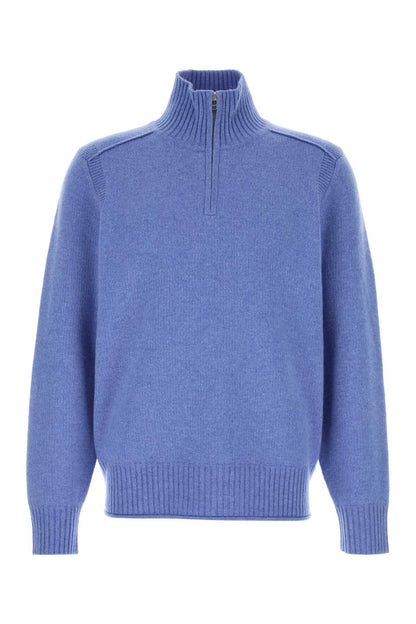Half Zip Turtleneck In Cashmere KNITWEARS