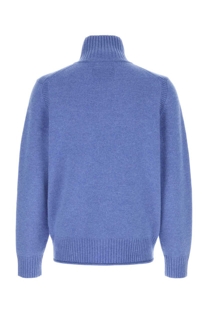 Half Zip Turtleneck In Cashmere KNITWEARS