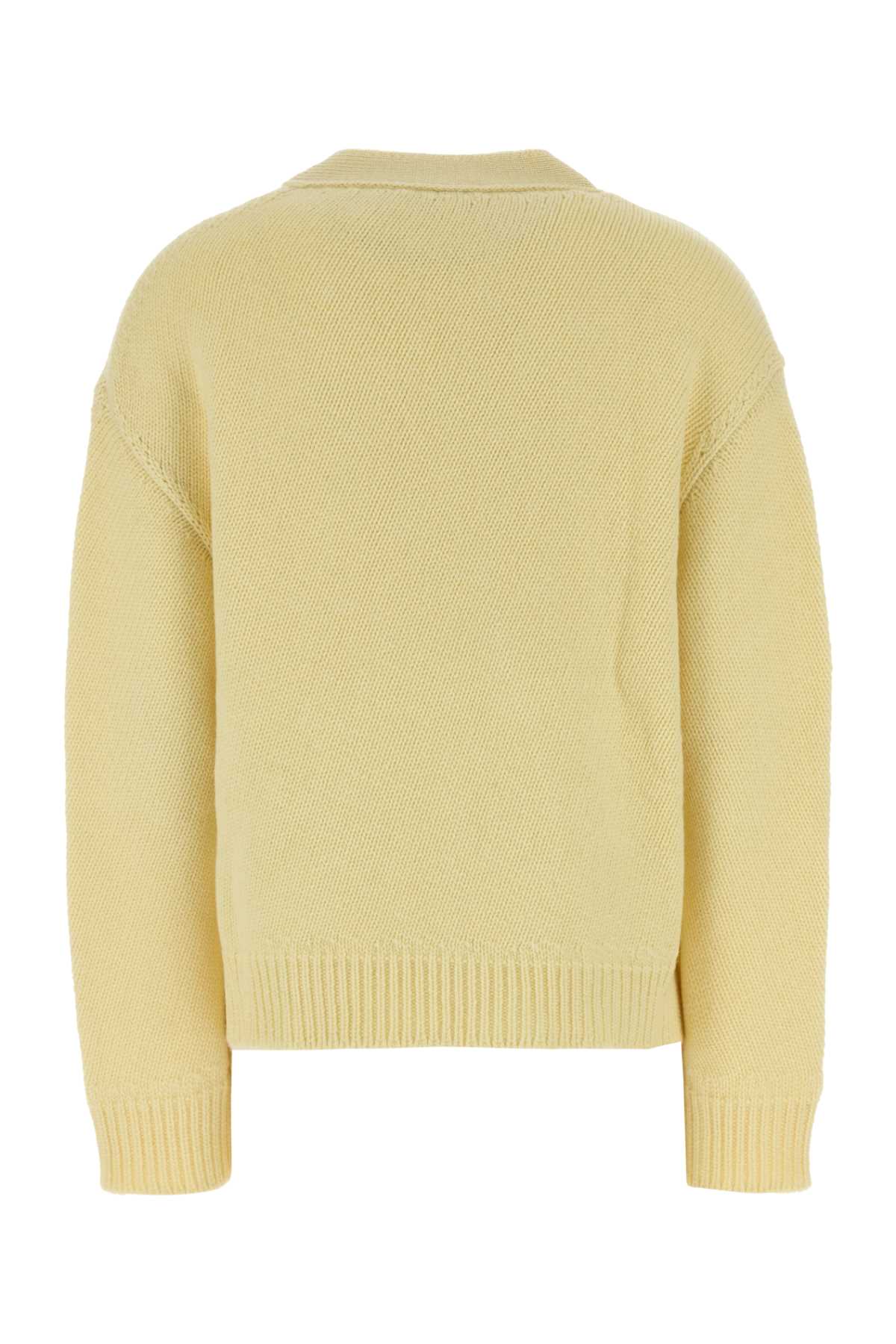 Jil Sander Ls vn cardigan w/ diagonal opening